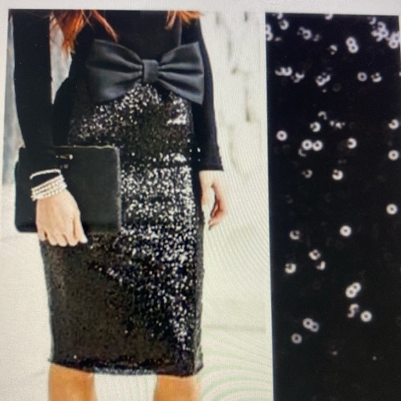 Compagnia Italiana Made in Italy Sequin Skirt